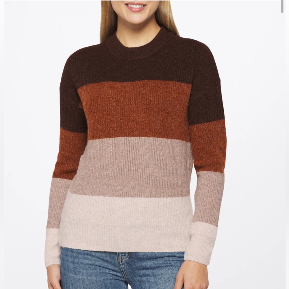 Market & Spruce Stitchfix Carter Ribbed Drop Shoulder Crewneck Sweater XL NWT